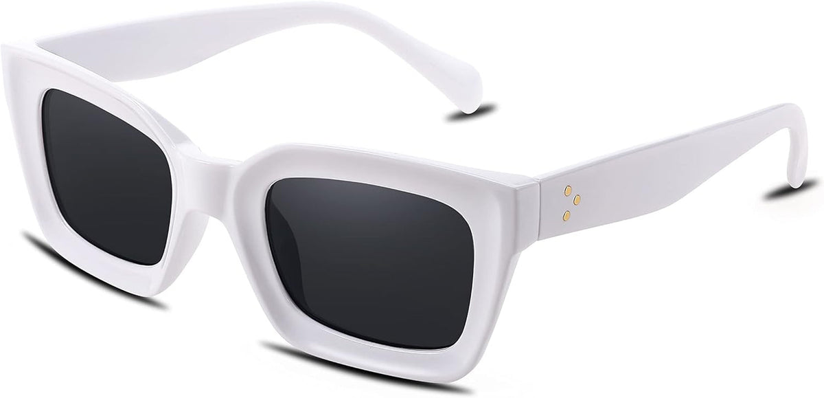Classic Women Sunglasses Fashion Thick Square Sun Glasses Chunky Frame UV400 B2471