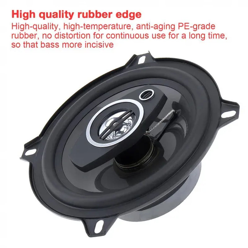 2Pcs 5 Inch 350W Car Coaxial Auto Audio Music Stereo Full Range Frequency Hifi Speakers Non-Destructive Installation