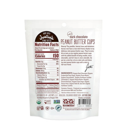 , Mini Dark Chocolate Peanut Butter Cups, 4.7 Oz