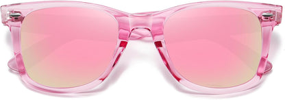 Polarized Sunglasses for Women Men Classic Retro Square Frame Driving Trendy Sun Glasses UV Protection