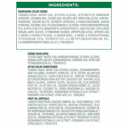 Hair Color Nutrisse Nourishing Creme, 415 Soft Mahogany Dark Brown (Raspberry Truffle) Permanent Hair Dye, 1 Count (Packaging May Vary)