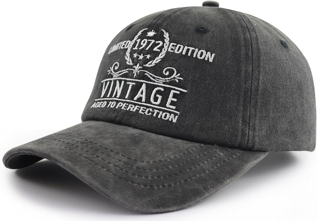 Limited Edition 1970 1971 1972 1973 1974 1975 1976 1977 1978 1979 Hat for Men Women, Funny Birthday Baseball Cap