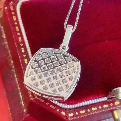 New Fashion Micro Inlay Bright Diamond Necklace for Women Bridal Romantic Wedding Jewelry Daily Casual Accessories