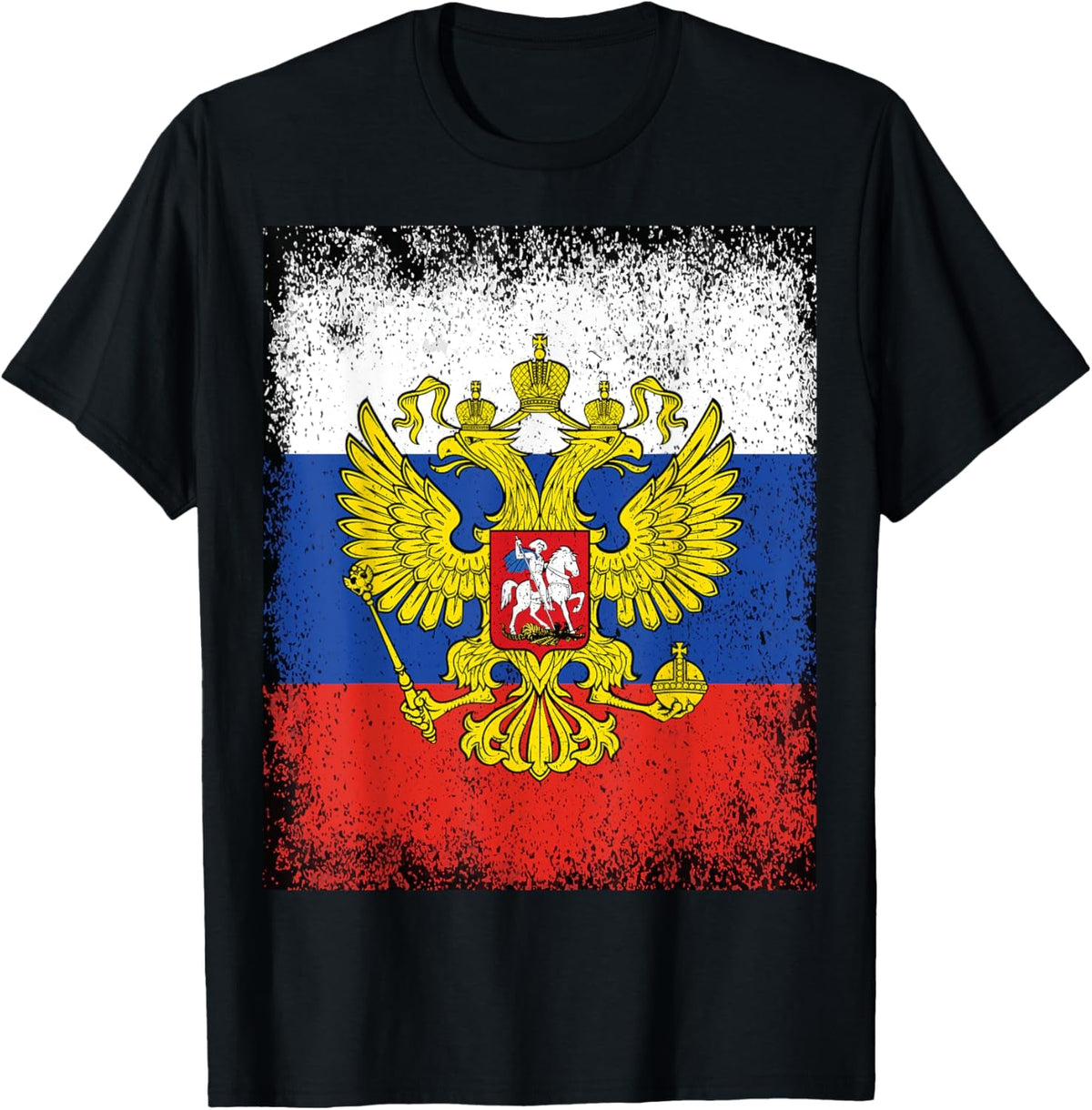 Russia Flag Russia Russian Federation Coat of Arms Moscow T-Shirt
