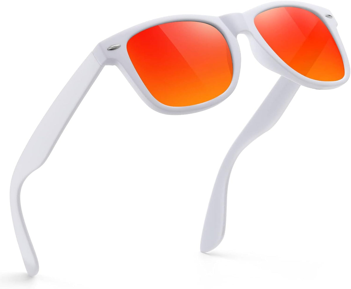 Sunglasses Men Polarized Sunglasses for Mens and Womens,Black Retro Sun Glasses Driving Fishing UV Protection
