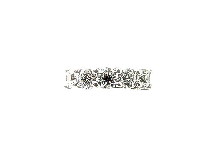 DIAMOND 5 ROUND BR SHAPE COMMON PRONG SET DIAMOND BAND ANNIVERSARY DIAMOND BAND