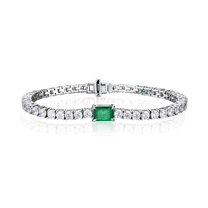 Full Diamond Heavy Emerald Cut Ring