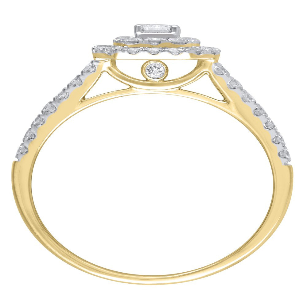 1 Carat T.W. (I2 Clarity, H-I Color) Brilliance Fine Jewelry Emerald Cut Diamond