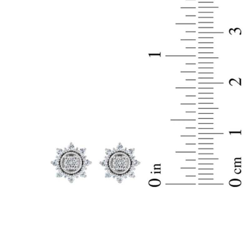 0.33 CT. T.W. Composite Diamond Earrings in 14K Gold