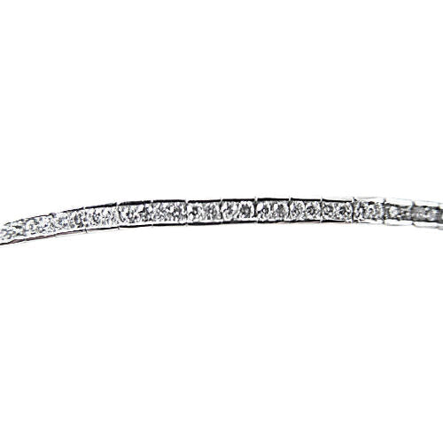 DIAMOND 108 ROUND BRILLIANT SH CHANNEL SET BRACELET DIAMOND TENNIS BRACELET