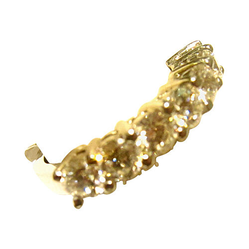 DIAMOND SEVEN ROUND BRILLIANT COMMON PRONG SET DIAMOND BAND