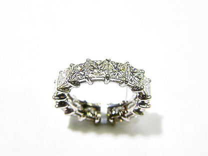 DIAMOND BAND 16 PRINCESS SHAPE DIAMOND ETERNITY BAND