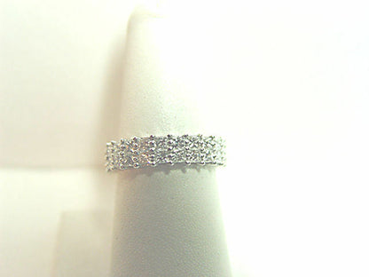 2.95 CT DIAMOND 48 PRINCESS SHAPE DIAMOND G COLOR ETERNITY BAND 18 K WHITE GOLD
