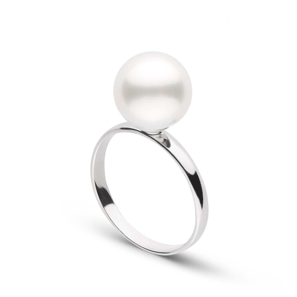 Classic Collection 9.0-10.0 Mm White South Sea Pearl Ring