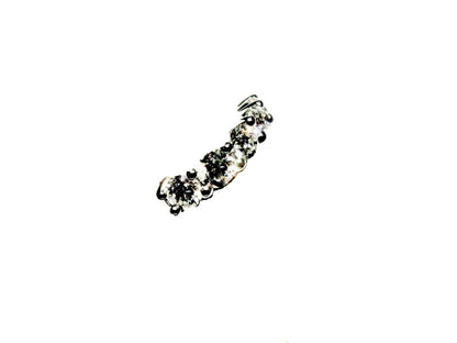 DIAMOND FIVE ROUND BRILLIANT SHAPE COMMON PRONG SET BAND DIAMOND RING BAND