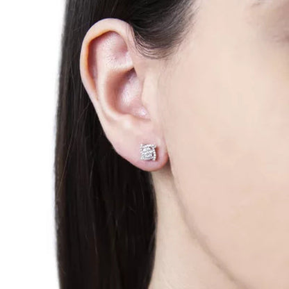 0.25 CT. T.W. Diamond Earrings in 14K White Gold