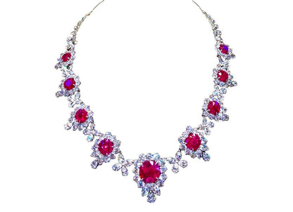 GRS CERTIFIED RUBY NECKLACE 9 CERTIFIED NATURAL 10.37CT CENTER RUBY CUSHION CUT