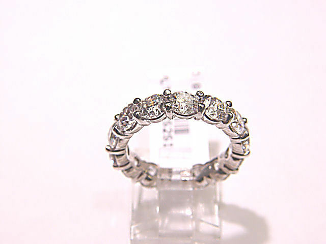 DIAMOND 14 STONE ROUND BRILLIANT ETERNITY BAND HAND MADE MOUNTING DIAMOND BAND