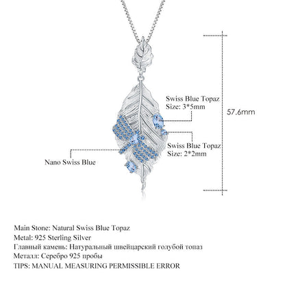 Natural Wind Romantic Temperament Necklace Earrings Ring