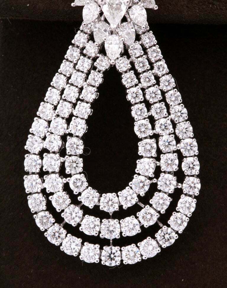 Diamond Drop Earrings