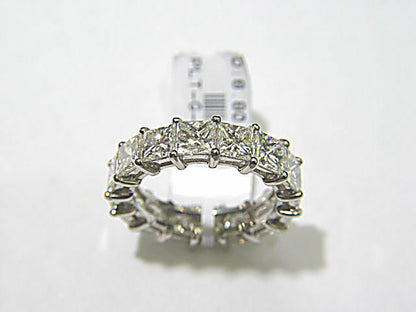 DIAMOND BAND 16 PRINCESS SHAPE DIAMOND ETERNITY BAND