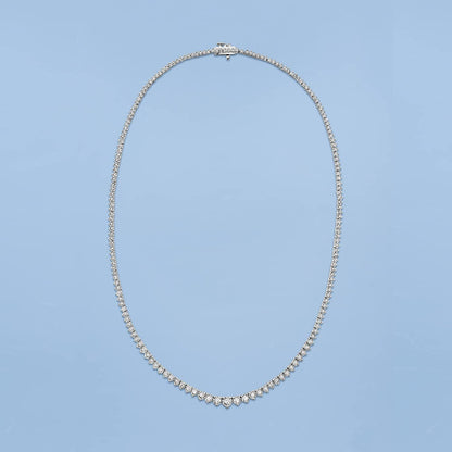 3.00 Ct. T.W. Diamond Tennis Necklace in Sterling Silver