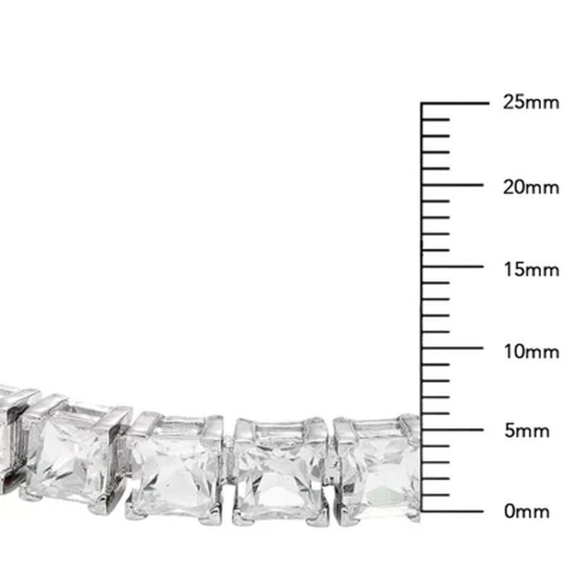 12 CT. T.W. Lab White Sapphire Bracelet in Sterling Silver