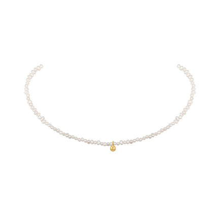 925 Sterling Silver Simple Retro Jewelry Stacking Temperament Choker Collarbone