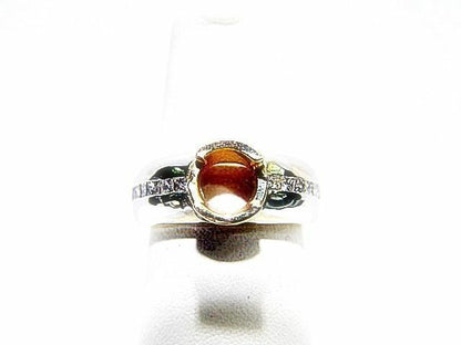 DIAMOND PRINCESS SHAPE CHANNEL SET MENS RING FOR 6.50MM DIAMOND