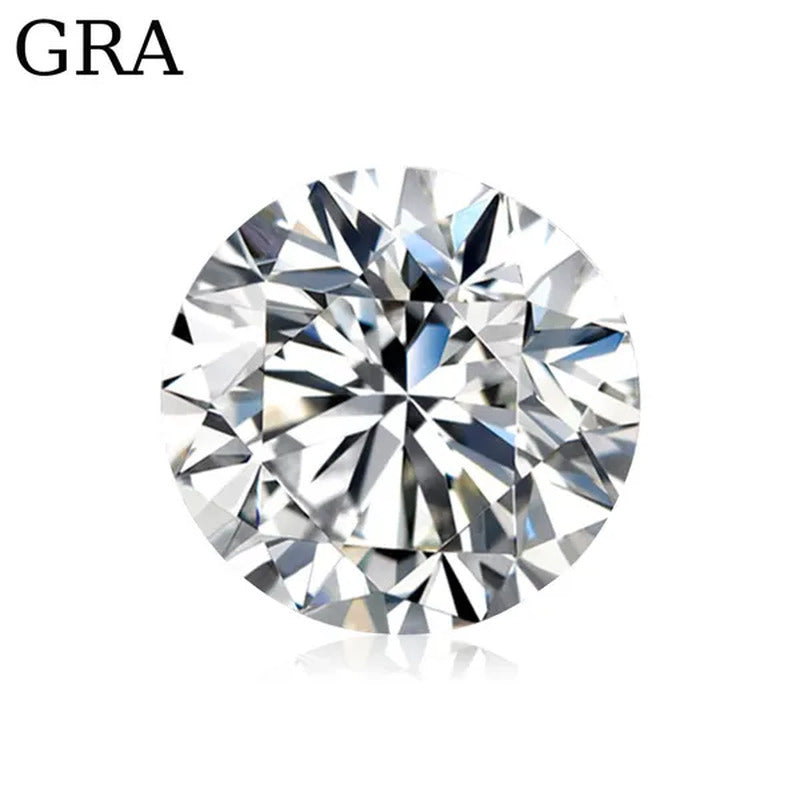 HOLYCOME 100% Genuine Loose Gemstones Moissanite Stones GRA 3Ct DEFIJ Color VVS1