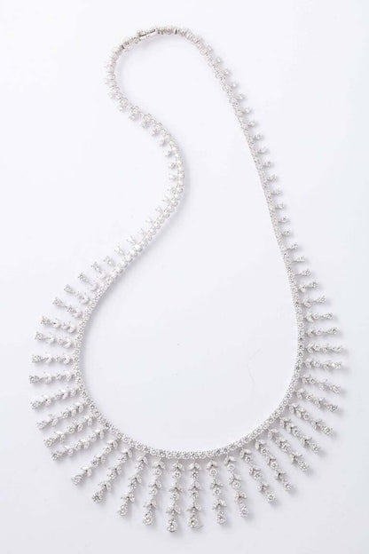 Over 20 Carat Diamond Drop Necklace
