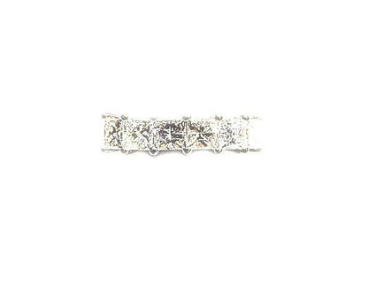 DIAMOND PRINCESS SHAPE TOP SET BAND 6 STONE SHAPE DIAMOND RING BAND