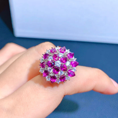 Women'S Natural Magnesia Aluminum Garnet Ring