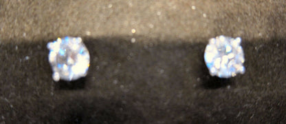 DIAMOND STUD 1.34 CT TOTAL WEIGHT EARRING
