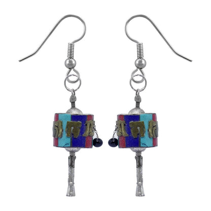 Handmade Tibetan Drop Earrings for Women Ethnic Tribal Gypsy Boho Fashion Party