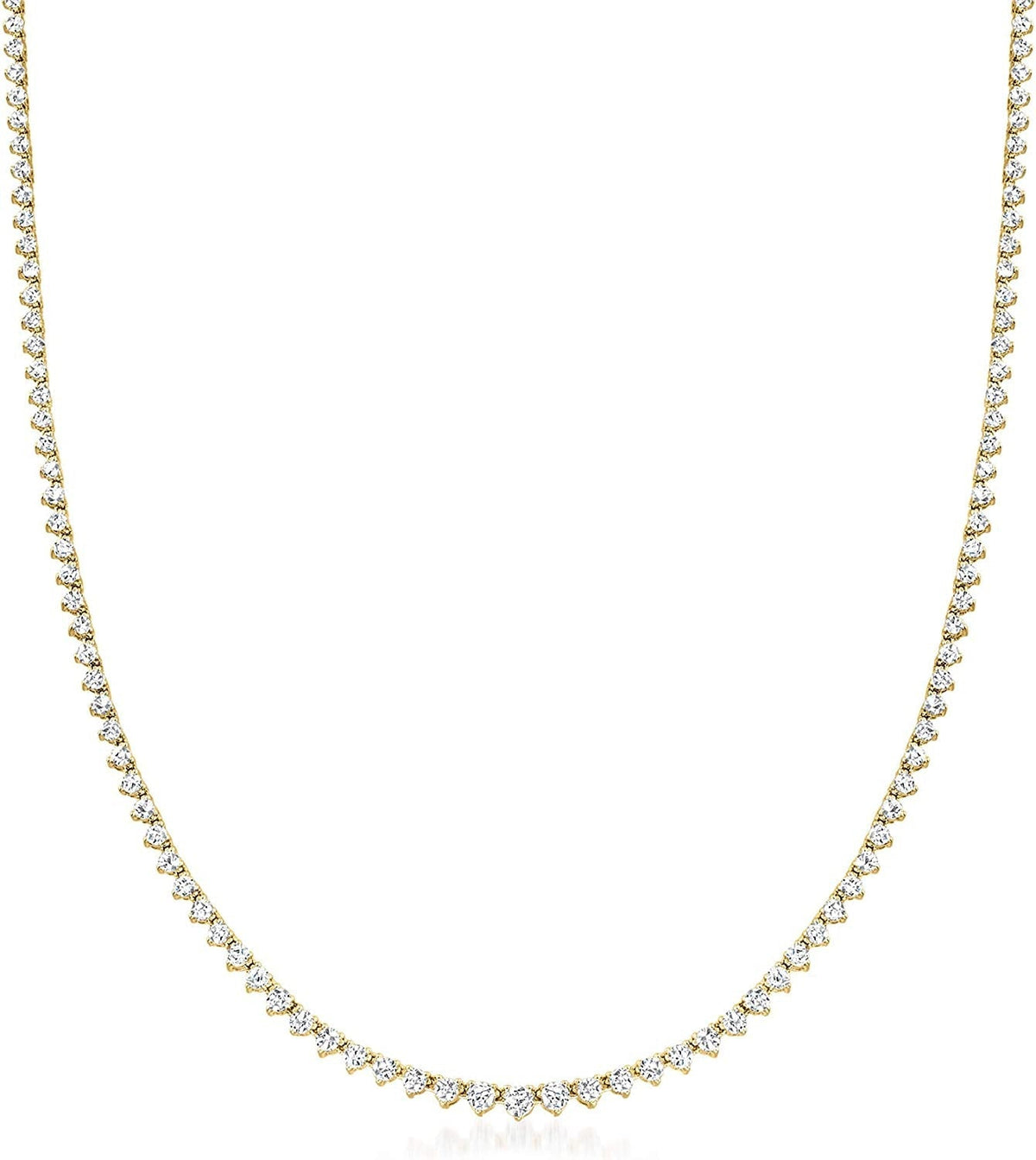 Diamond Tennis Necklace I-J Color / I1-I2 Clarity