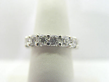DIAMOND 16 ROUND BRILLIANT SH ETERNITY SET BAND U BASK DIAMOND ANNIVERSARY BAND