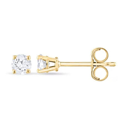 0.23 CT. T.W. round Diamond Stud Earrings in 14K Gold (H-I, SI2)