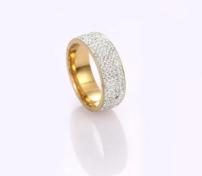 Vojo Hot Sale White Sapphire Diamond Wedding Band Rings Engagement Anniversary P