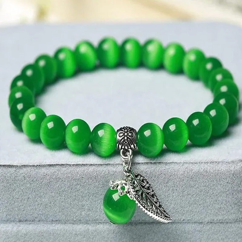 New Fashion Cat'S Eye Stone Women'S Bracelet National Style Buddha Bead Bracelet