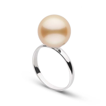 Classic Collection 11.0-12.0 Mm Golden South Sea Pearl Ring