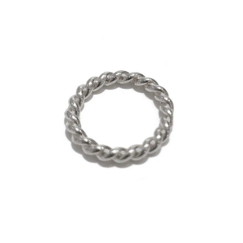 European and American All-Match Pearl Black Onyx Ring
