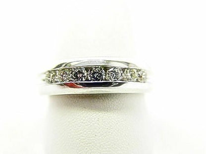 DIAMOND 7 ROUND BRILLIANT SHAPE MENS DIAMOND CHANNEL SET MEN DIAMOND BAND