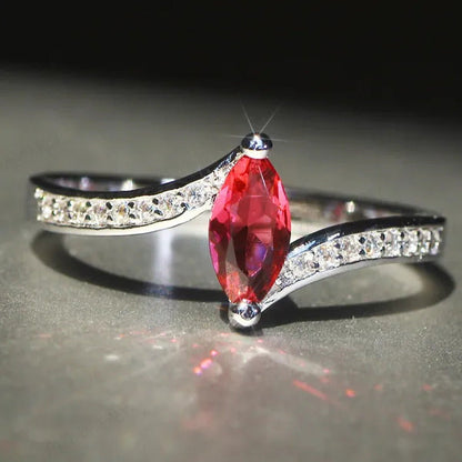 Eye 925 Silver Anniversary Statement Multilayer Crown Eye Ring Natural Gemstones