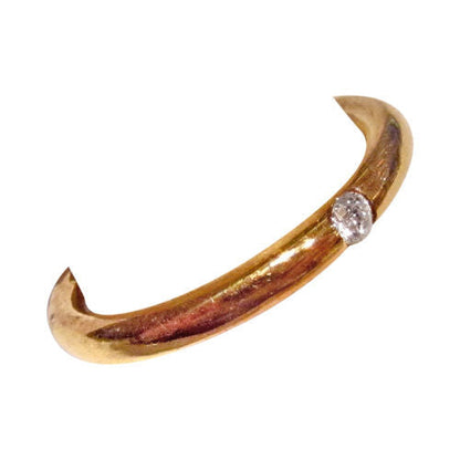 DIAMOND ROUND BRILLIANT SOLITAIRE BAND