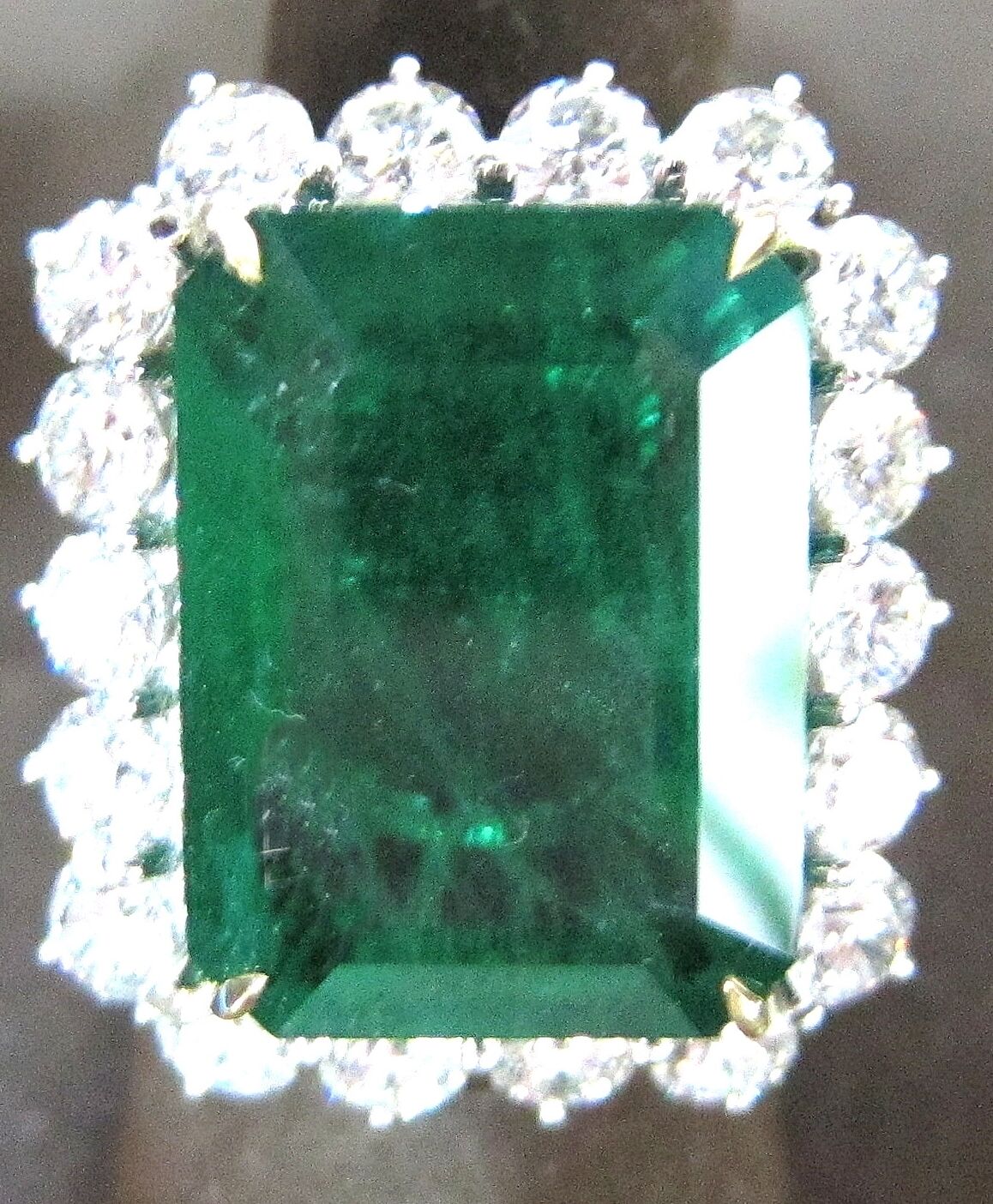 EMERALD RECTANGULAR 21.02MM LENGTH X16.60MM WIDTH X9.95MM DEPTH EMERALD RING