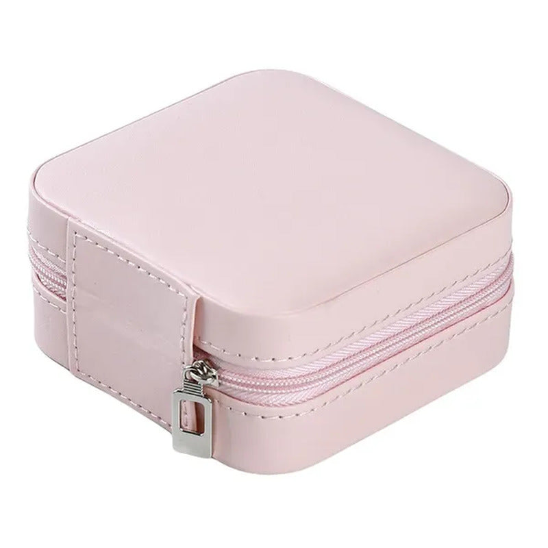 Practical Jewelry Box Organizer Portable Travel Leather Jewellery Ornaments Case
