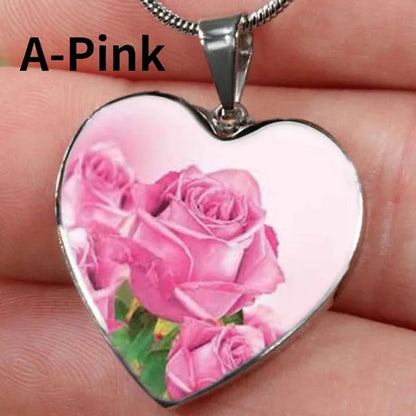 Luxury Fashion Creative Retro Color Black Rose Necklace Elegant Lovely Women'S L