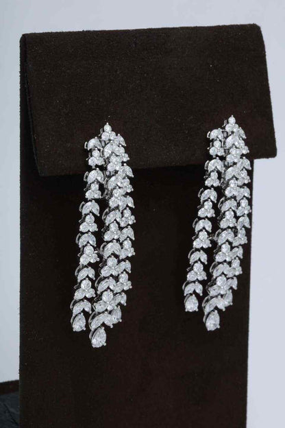 Diamond Dangle Earrings