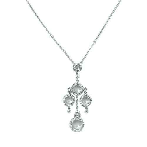 DIAMOND ROUND BRILLIANT SH CIRCLE PENDANT MADE IN ITALY